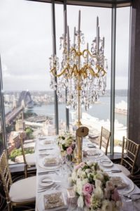 professional photo of table at wedding reception sydney